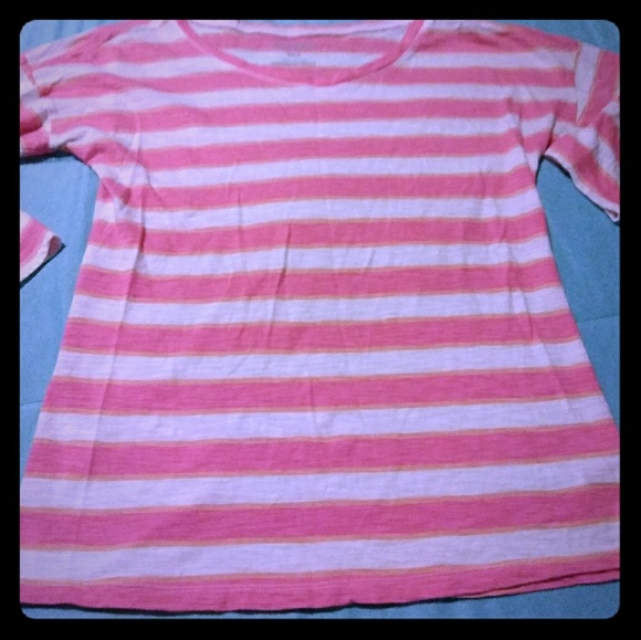 3/4 sleeve striped top - Picture 1 of 1